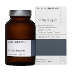 Wild Nutrition Food Grown Fertility Support for Men 60 Capsules
