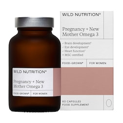 Wild Nutrition Pregnancy & New Mother Omega 3 for Women 60 Capsules
