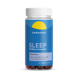 Cannaray Sleep Mixed Berry Flavour 60 Gummies