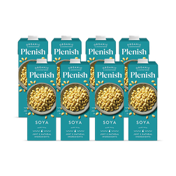 Plenish Organic Soya M*lk 8x 1L