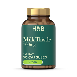 Holland & Barrett Milk Thistle 100mg 30 Capsules