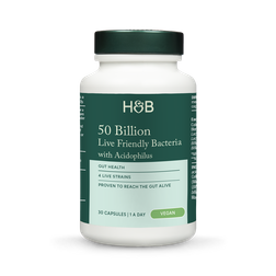 Holland & Barrett Friendly Bacteria 50 Billion 30 Capsules
