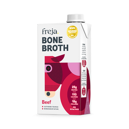 Freja Sipping Bone Broth Classic Beef 500ml
