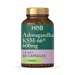 Holland & Barrett Ashwagandha KSM-66 600mg 30 Capsules