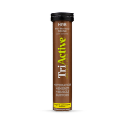 TriActive Pre-Workout Electrolyte Effervescent Ginger & Lemongrass 20 Tablets
