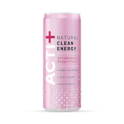 Acti+ Clean Energy Strawberry & Dragon Fruit Drink 250ml