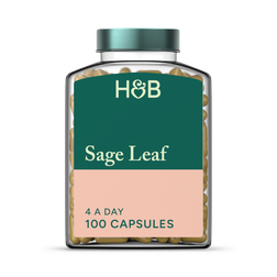 Holland & Barrett Sage Leaf 100 Capsules