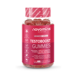 Novomins Testoboost Raspberry Flavoured 60 Gummies
