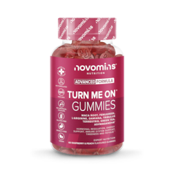 Novomins Libido Raspberry & Peach Flavour 60 Gummies