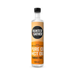 Hunter & Gather 100% Organic Coconut Pure C8 MCT Oil 500ml