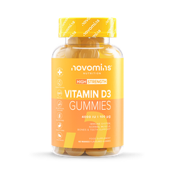 Novomins Vitamin D3 4000IU Mango Flavoured 60 Gummies