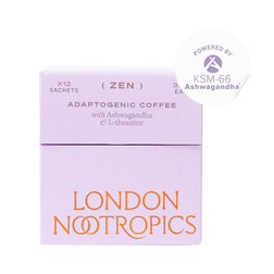 London Nootropics Zen Adaptogenic Coffee (Ashwagandha & L-theanine) 12x Sachets