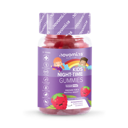 Novomins Kids Night-Time Raspberry Flavoured 30 Gummies