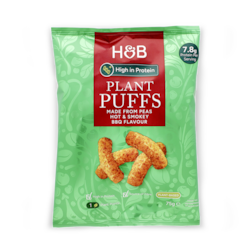 Holland & Barrett High Protein BBQ Plant Puff Crisps 75g