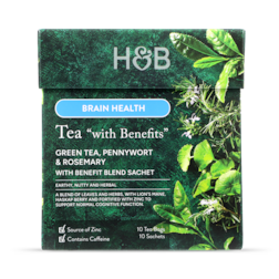 Holland & Barrett Brain Health Tea 10 Tea Bags