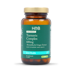 Holland & Barrett High Strength Turmeric 600mg plus Boswellia & Ginger 90 Capsules