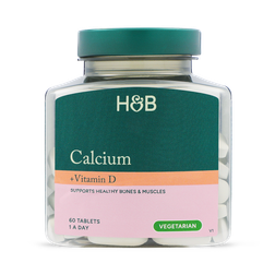 Holland & Barrett Calcium + Vitamin D 600mg 60 Tablets