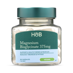 Holland & Barrett Magnesium Bisglycinate 375mg 30 Capsules