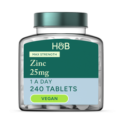 Holland & Barrett Zinc 25mg 240 Tablets