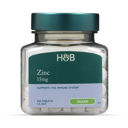 Holland & Barrett Zinc 15mg 120 Tablets