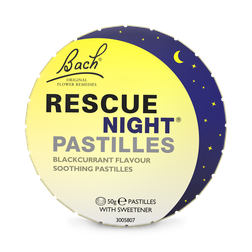 Rescue Remedy Night Pastilles Blackcurrant Flavoured Pastilles 50g