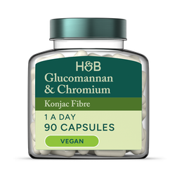 Holland & Barrett Glucomannan & Chromium 90 Capsules
