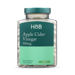 Holland & Barrett  Apple Cider Vinegar 500mg 120 Capsules