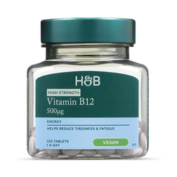 Holland & Barrett Vitamin B12 + Cyanacobalamin 500ug 120 Tablets