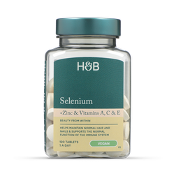 Holland & Barrett Selenium + Zinc & Vits A, C & E 120 Tablets