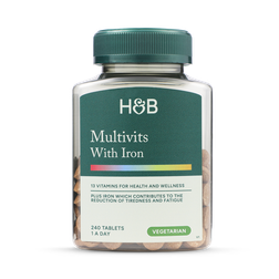 Holland & Barrett Multivitamins & Iron 240 Tablets
