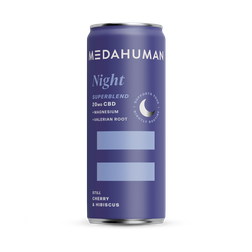 Medahuman Night Superblend Cherry & Hibiscus CBD Drink 250ml