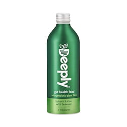 Deeply Gut Health Food With Prebiotic Plant Fibre Spinach & Kiwi With Seaweed 455ml