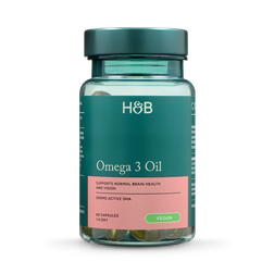 Holland & Barrett Vegan Omega 3 Oil 500mg 60 Capsules