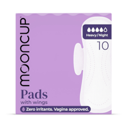 Mooncup Heavy / Night Pads with Wings 10 Pack