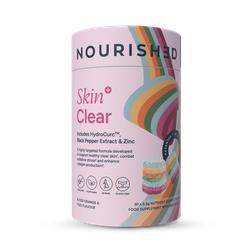 Nourished Skin+ Clear Nutrient Stacks 30 Gummies