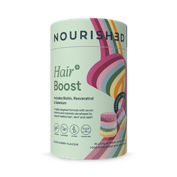 Nourished Hair+ Boost Nutrient Stacks 30 Gummies