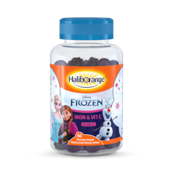 Haliborange Disney Frozen Iron & Vitamin C Blackcurrant 60 Blackcurrant Flavour Softies