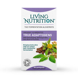 Living Nutrition Organic Fermented True Adaptogens 60 Capsules