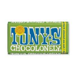 Tony's Chocolonely Dark Chocolate Almond Sea Salt 180g