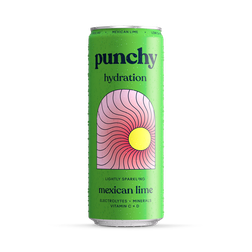 Punchy Mexican Lime Electrolyte Sparkling Vitamin Drink 330ml