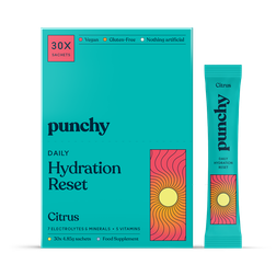 Punchy Daily Hydration Reset Citrus 30 Sachets