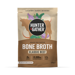Hunter & Gather Foods Instant Bone Broth Classic 400g
