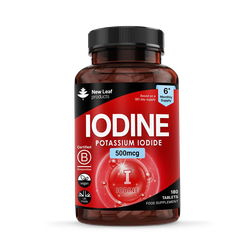 New Leaf Products Iodine Tablets 180 tablets