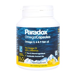 Paradox Omega 3 6 & 9 60 Capsules 1000mg