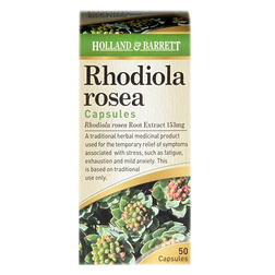Holland Barrett Rhodiola Rosea 50 Capsules 153Mg holland barrett kopen in de aanbieding