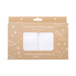 Soft Satin Pillowcase Set - Cloud