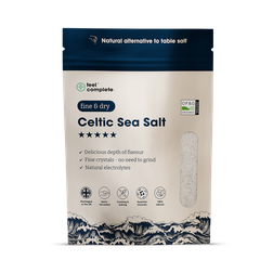 Feel Complete Celtic Sea Salt (Fine & Dry) No Need To Grind - Organic Approved - 400g