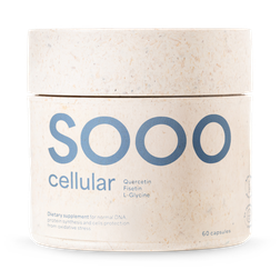 SOOO cellular: Quercetin, Fisetin, L-Glycine 60 Capsules