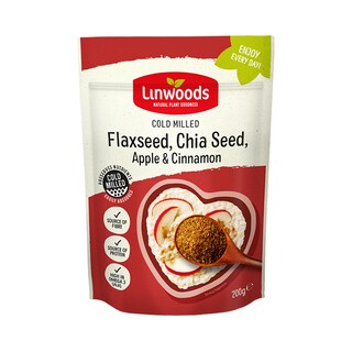 Linwoods Milled Flax, Chia Seed, Apple & Cinnamon 200g