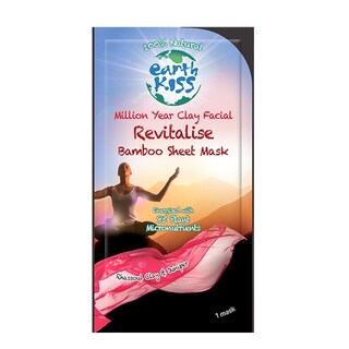 Earth's Kiss Million Year Clay Revitalise Bamboo Sheet Mask